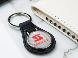 Seat Catena Chiavi In Pelle Finto Elegante Tocco Moderno